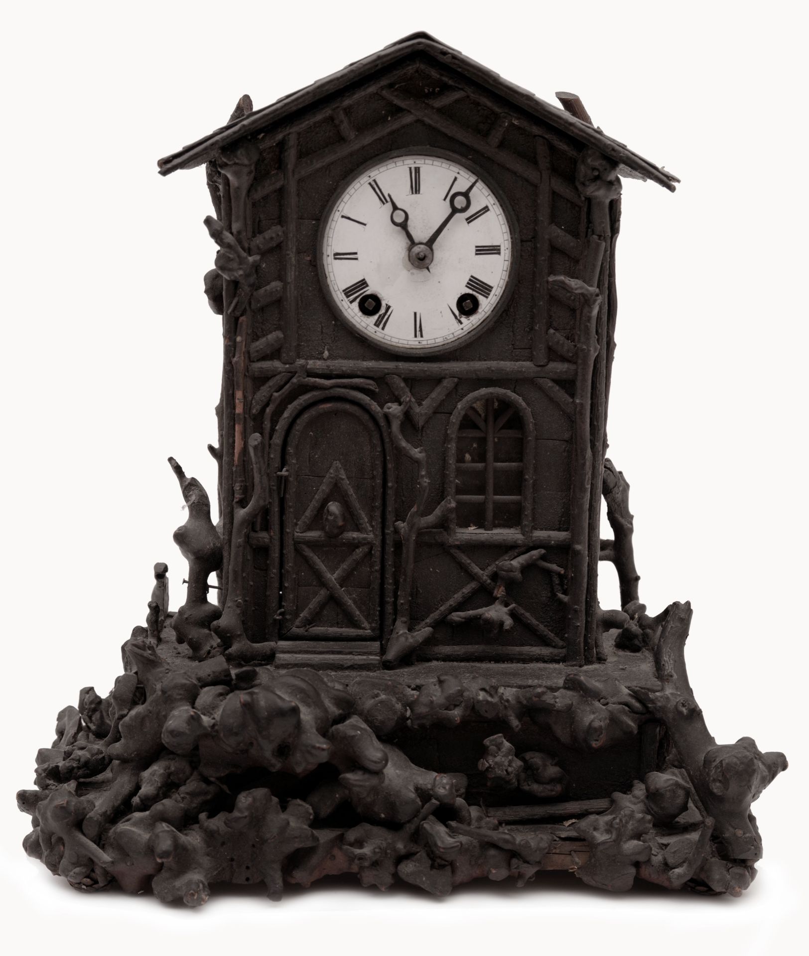 Black Forest Monk Clock Automaton