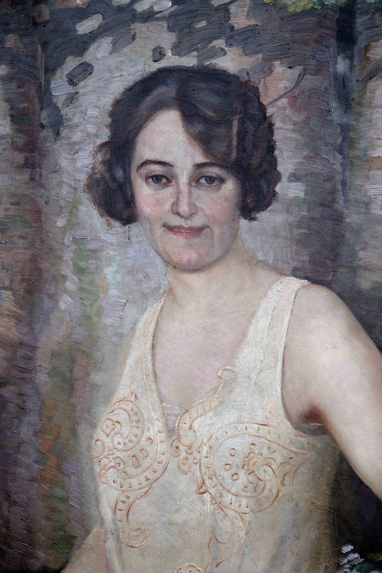 Portrait of Marie Kluchova (Repova) by Otto Molitor - Image 2 of 3