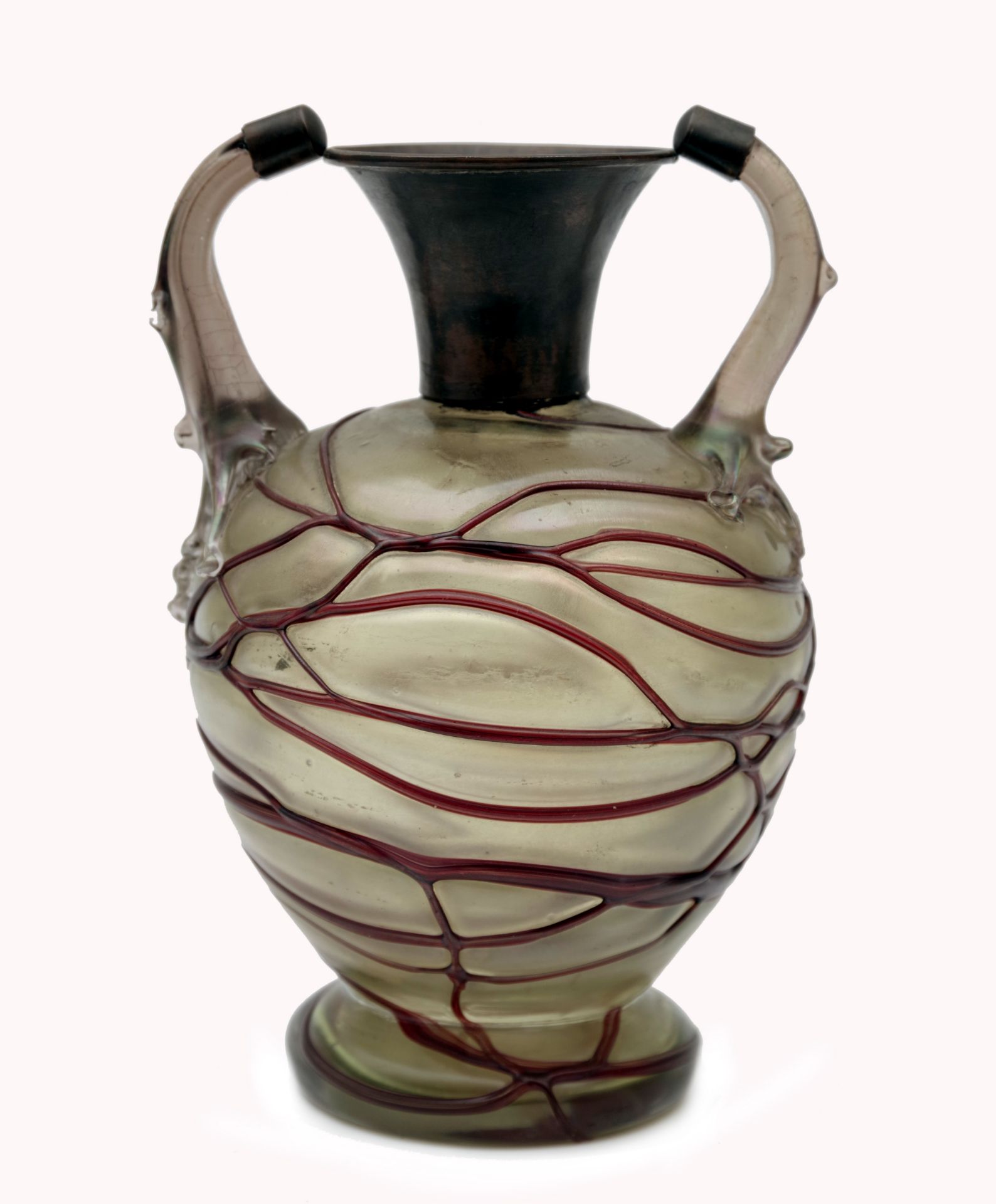 Art Nouveau vase, Pallme KÃ¶nig - Image 2 of 2