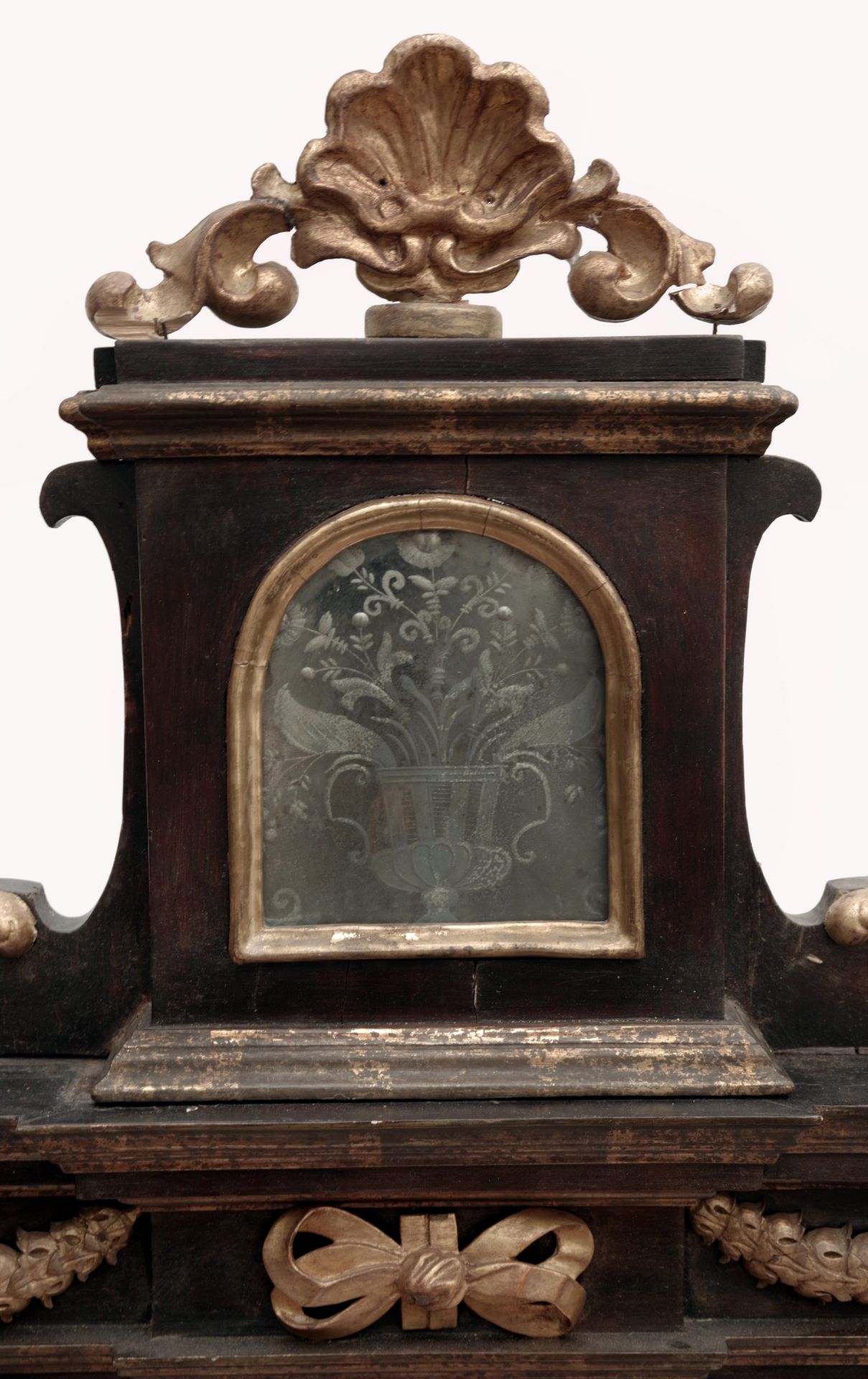 Baroque altar clock, Andreas Lehmann, Prague - Image 6 of 6