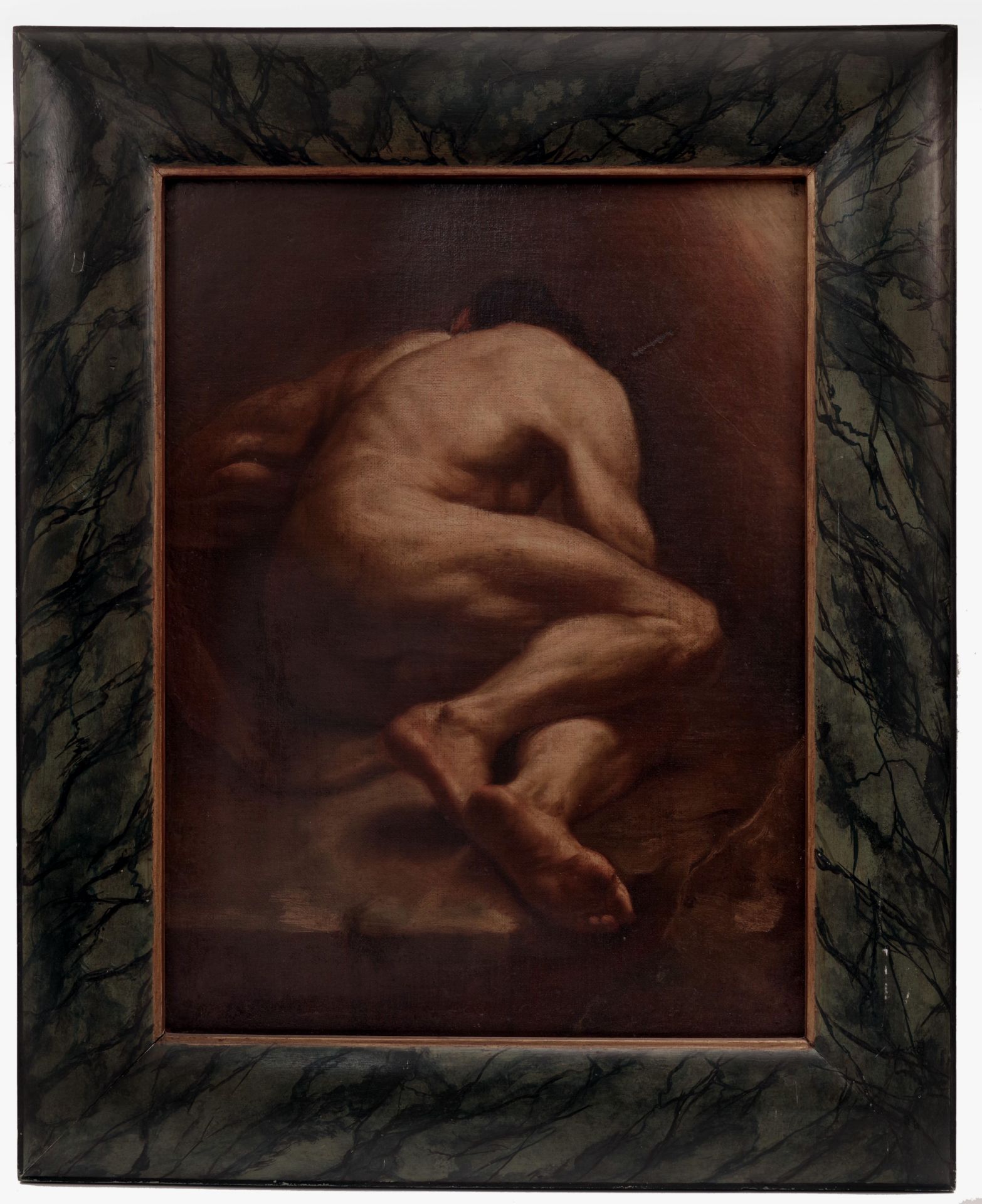 Nude male figure, Nicolai Abraham Abildgaard (circle)