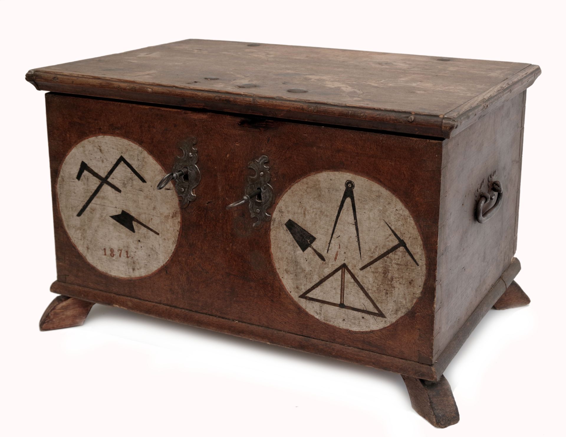 A Guild Chest of the Carpenters and Maurers - Image 2 of 3