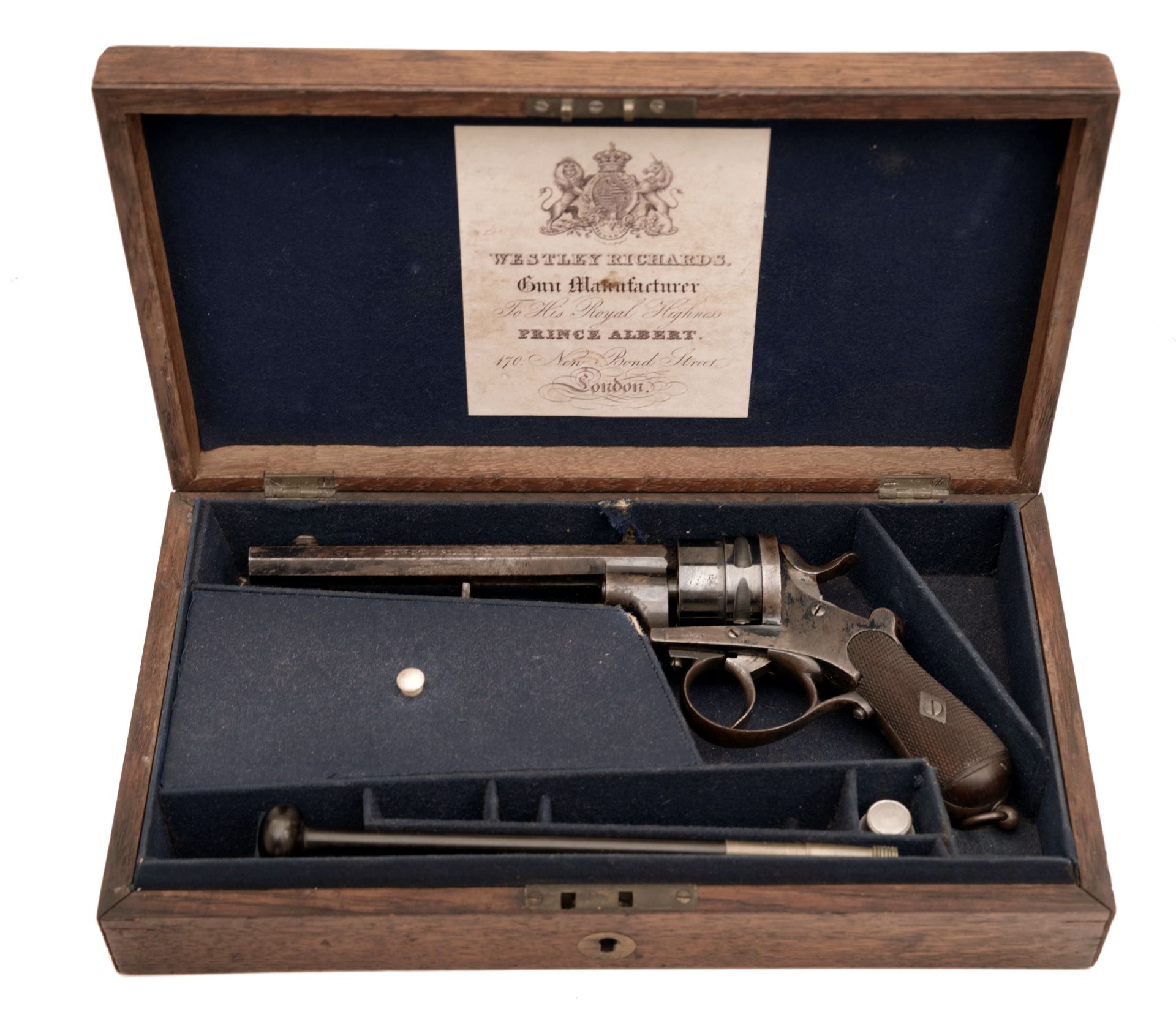 Westley Richards Revolver im Kasten