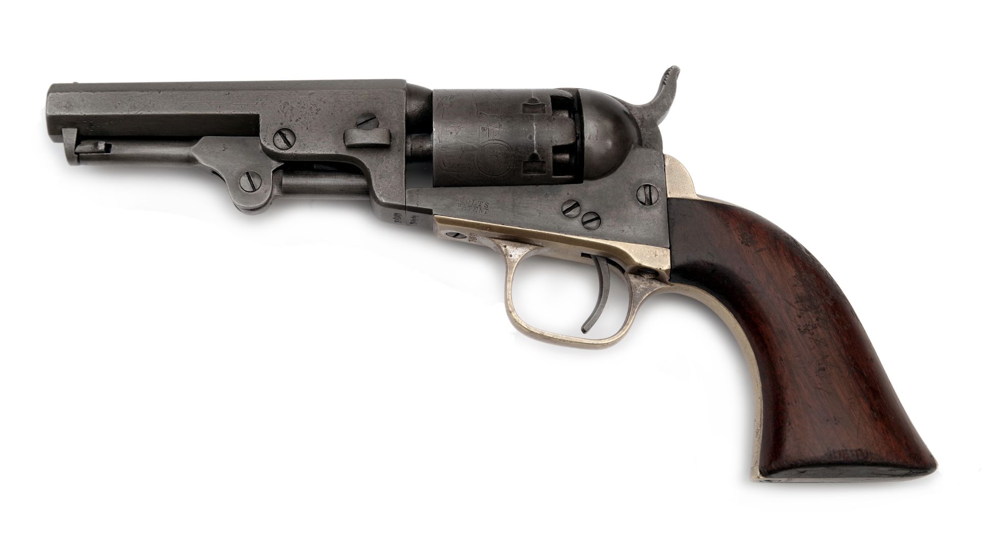 Cased Colt Model 1849 Pocket Percussion Revolver - Image 3 of 6
