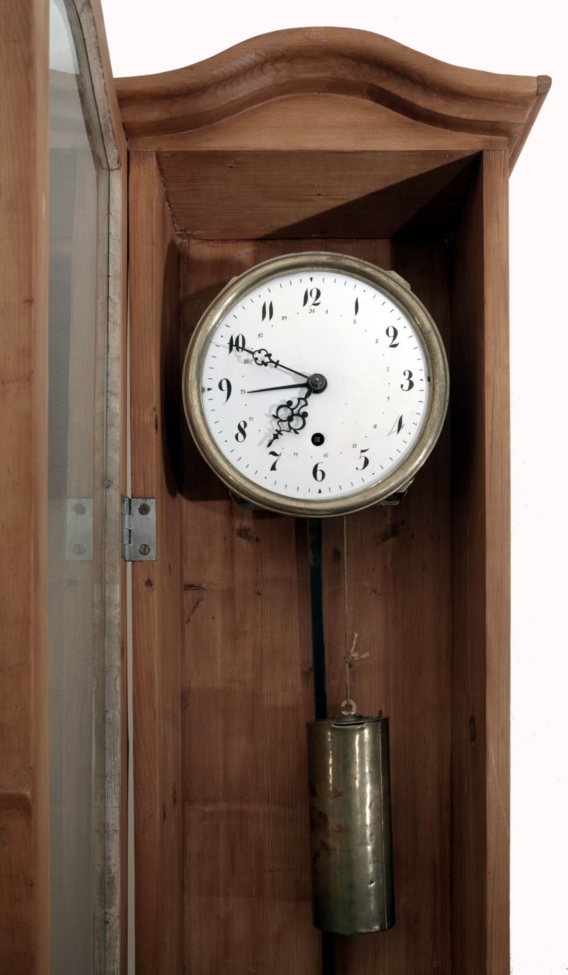 A Late Biedermeier Month Duration Wall Clock