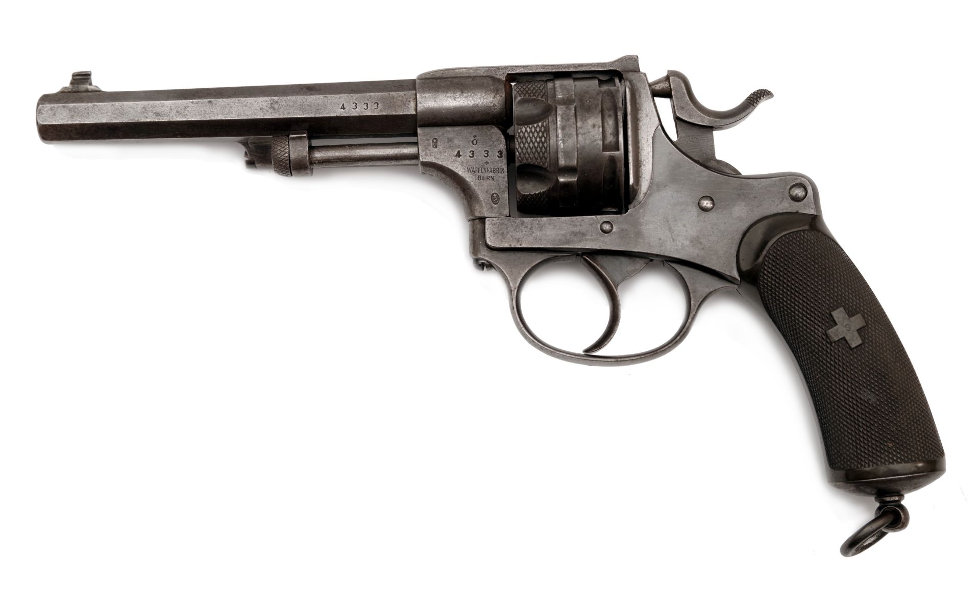 Scarce Swiss Model 1878 Cavalry Revolver