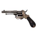 Stiftfeuer Revolver in Kasten, Bayer Frères