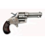 Revolver Colt Cloverleaf House (1.) Modell, vernickelt