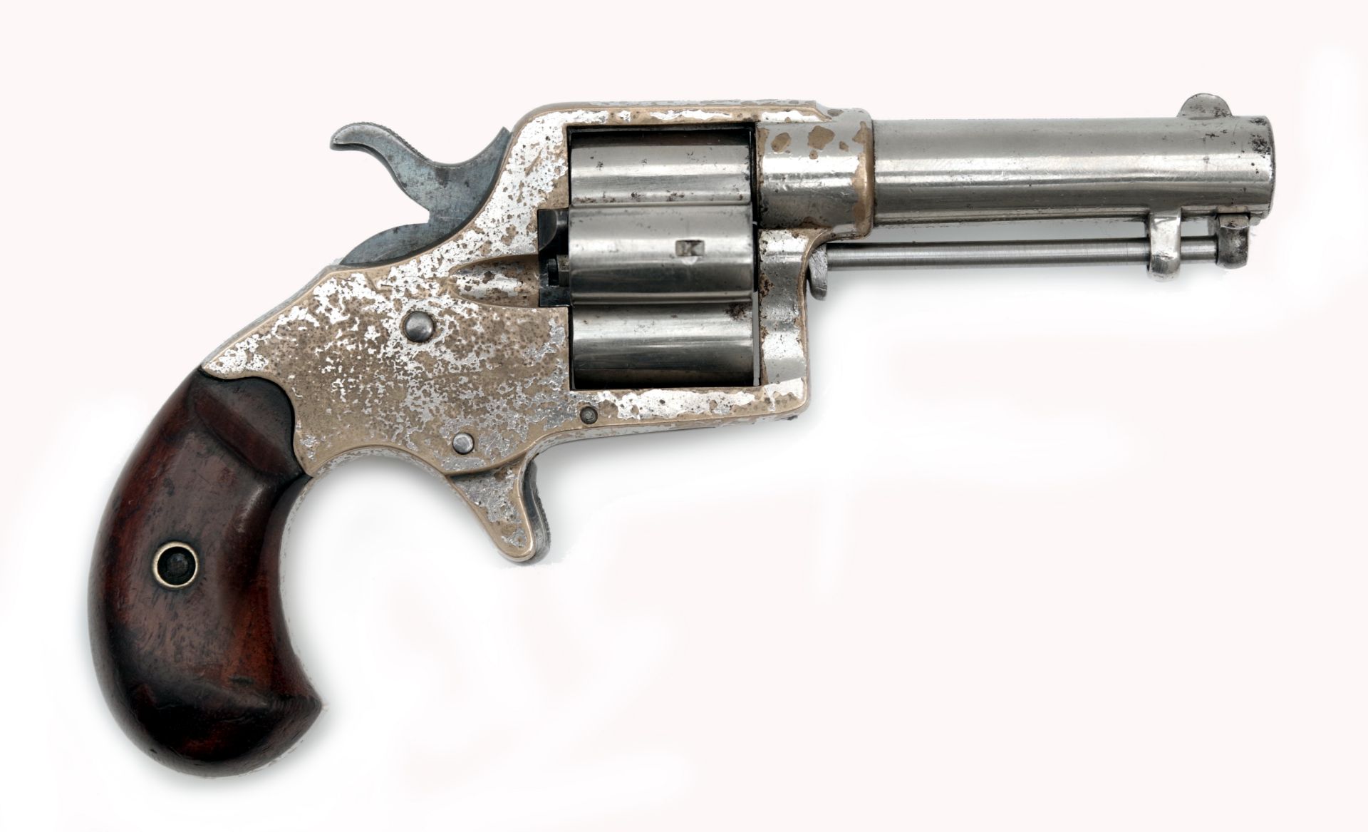 Revolver Colt Cloverleaf House (1.) Modell, vernickelt