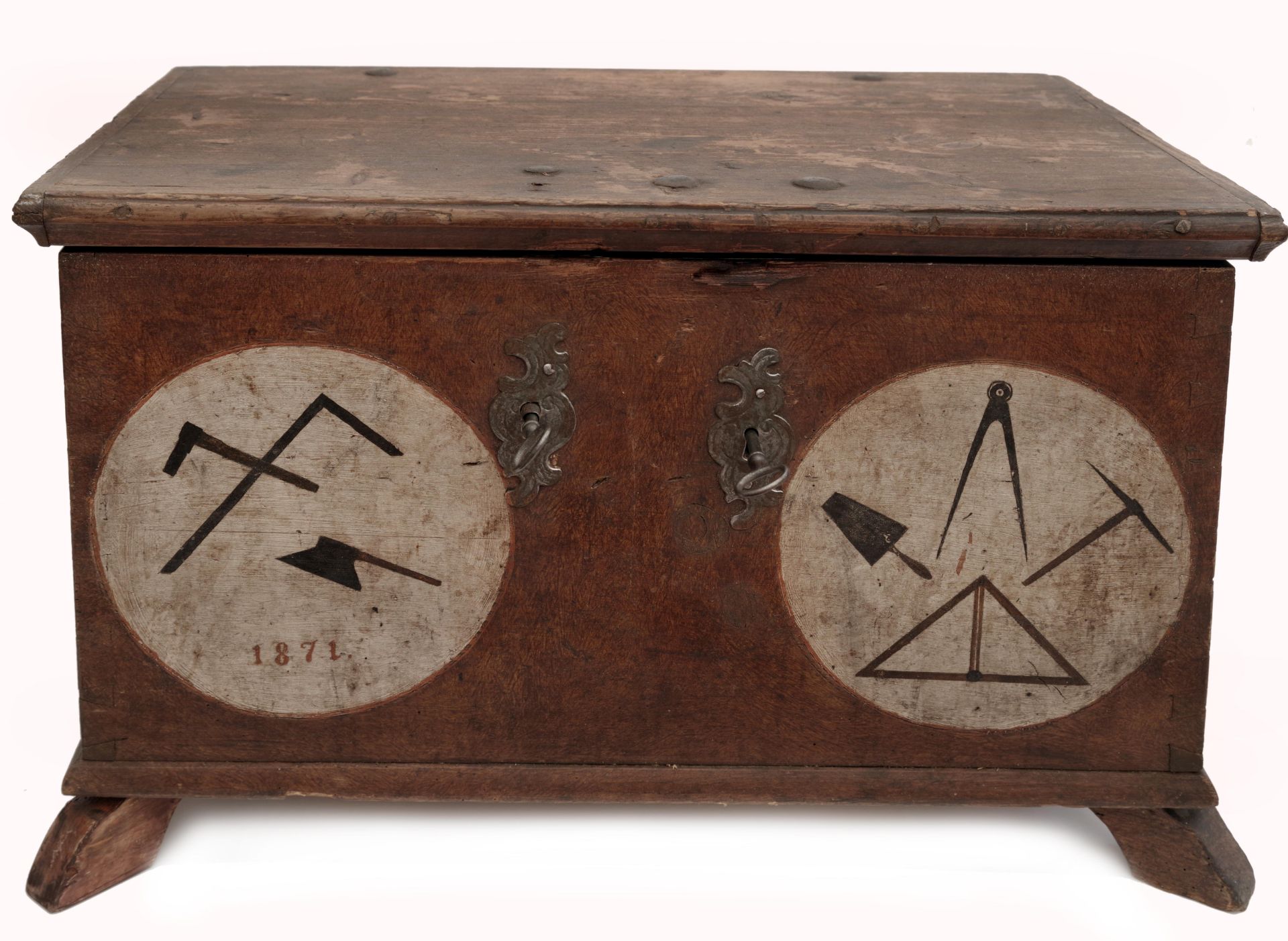 A Guild Chest of the Carpenters and Maurers - Image 3 of 3