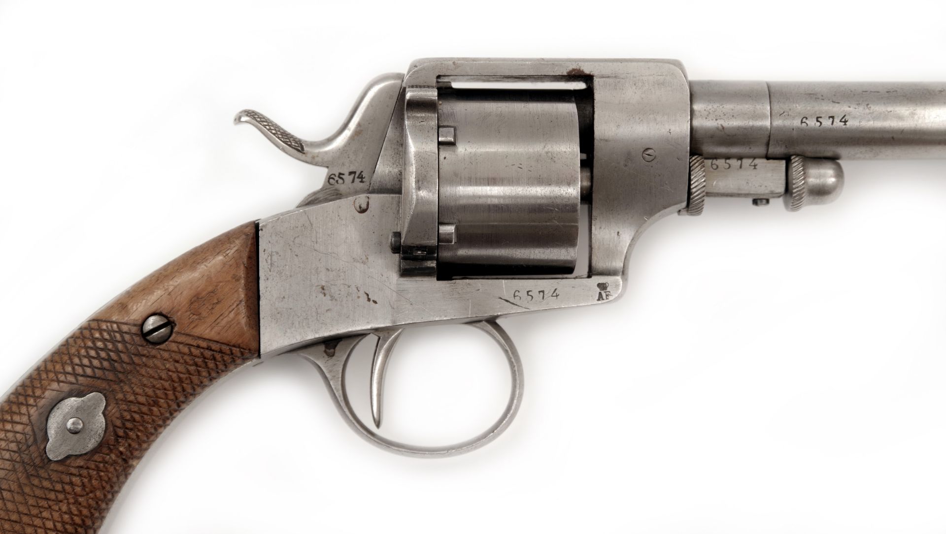 Swedish M 1871 Military Revolver, by A. Francotte - Image 5 of 5