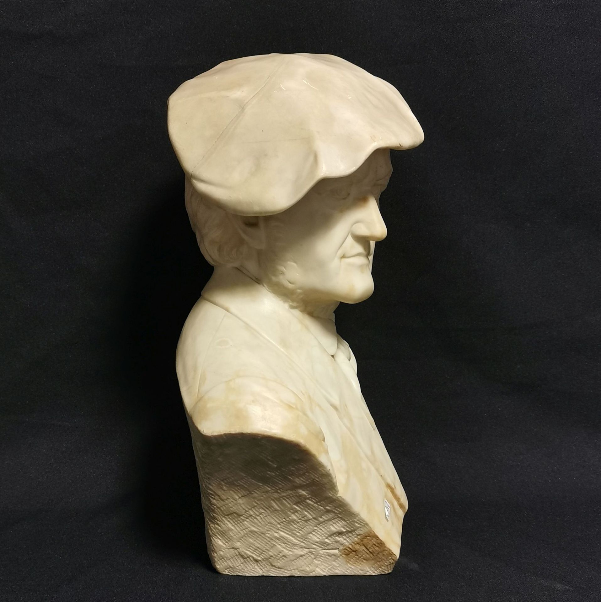 SCULPTURE: BUST OF RICHARD WAGNER - Image 2 of 4