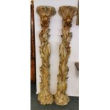 PAAR FLORALE JUGENDSTIL - PILASTER