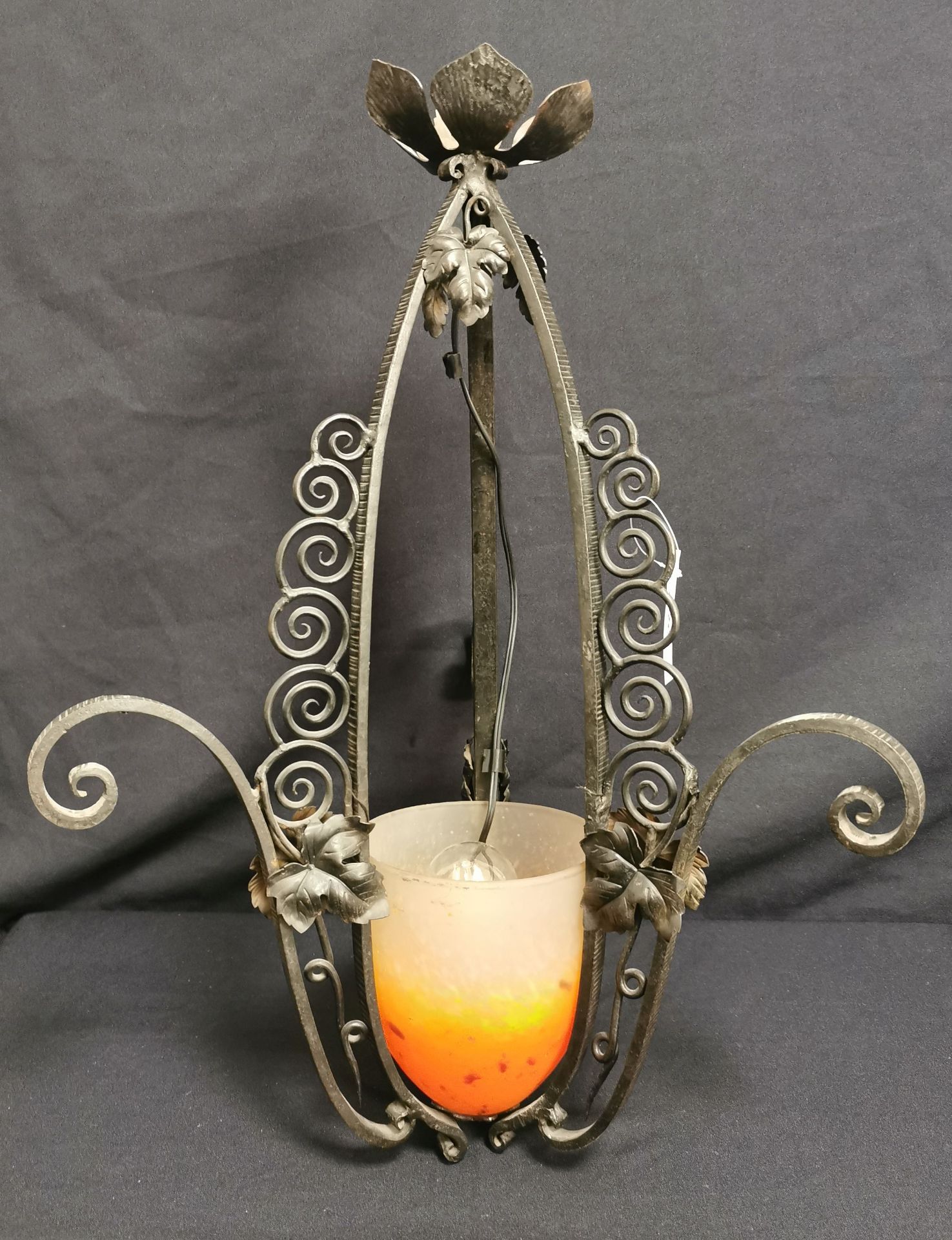 FRANZÖSISCHE JUGENDSTIL - DECKENLAMPE