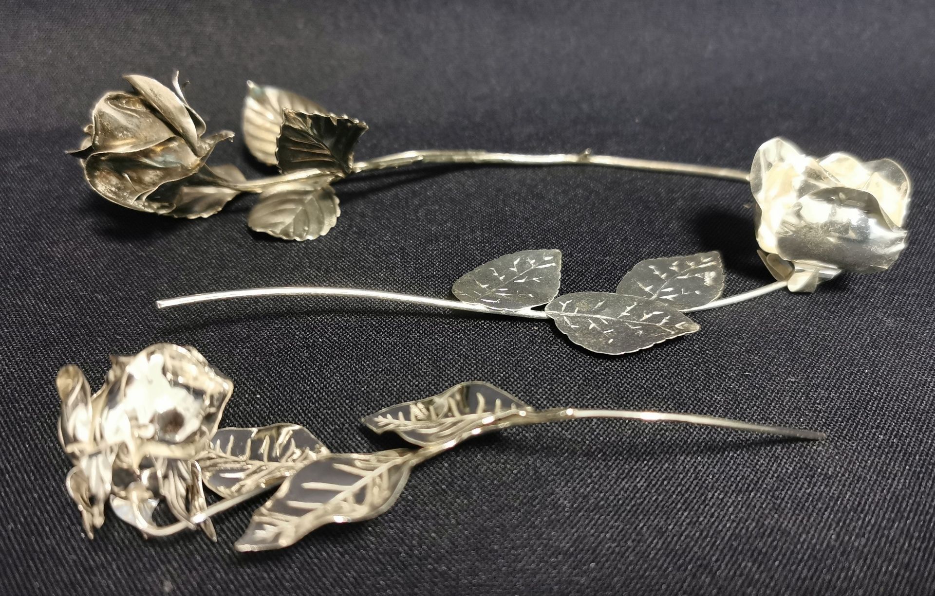 SILVER "ROSES  - Image 3 of 3