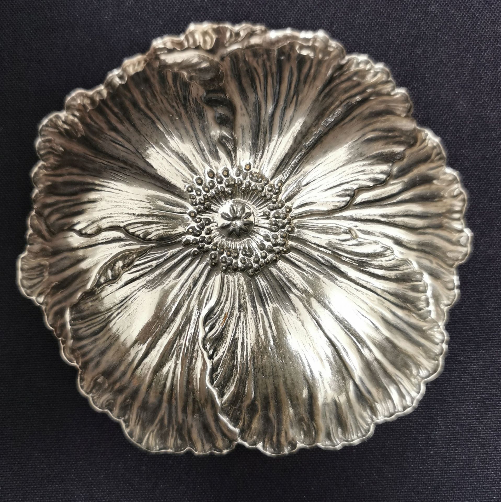 BUCCELLATI BLÜTENSCHALE "MOHN" - Bild 2 aus 2