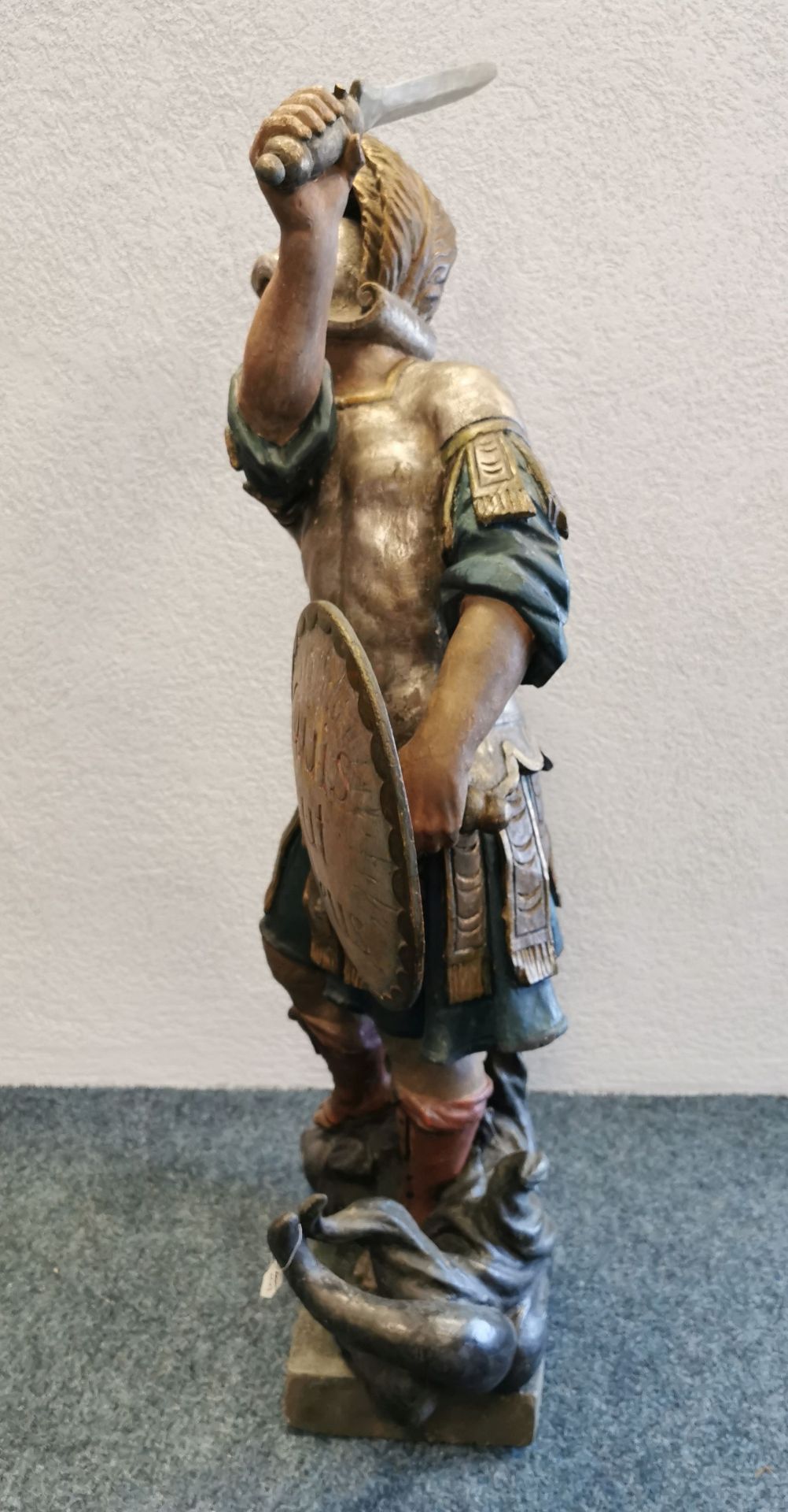 SKULPTUR "ERZENGEL MICHAEL" - Bild 4 aus 6