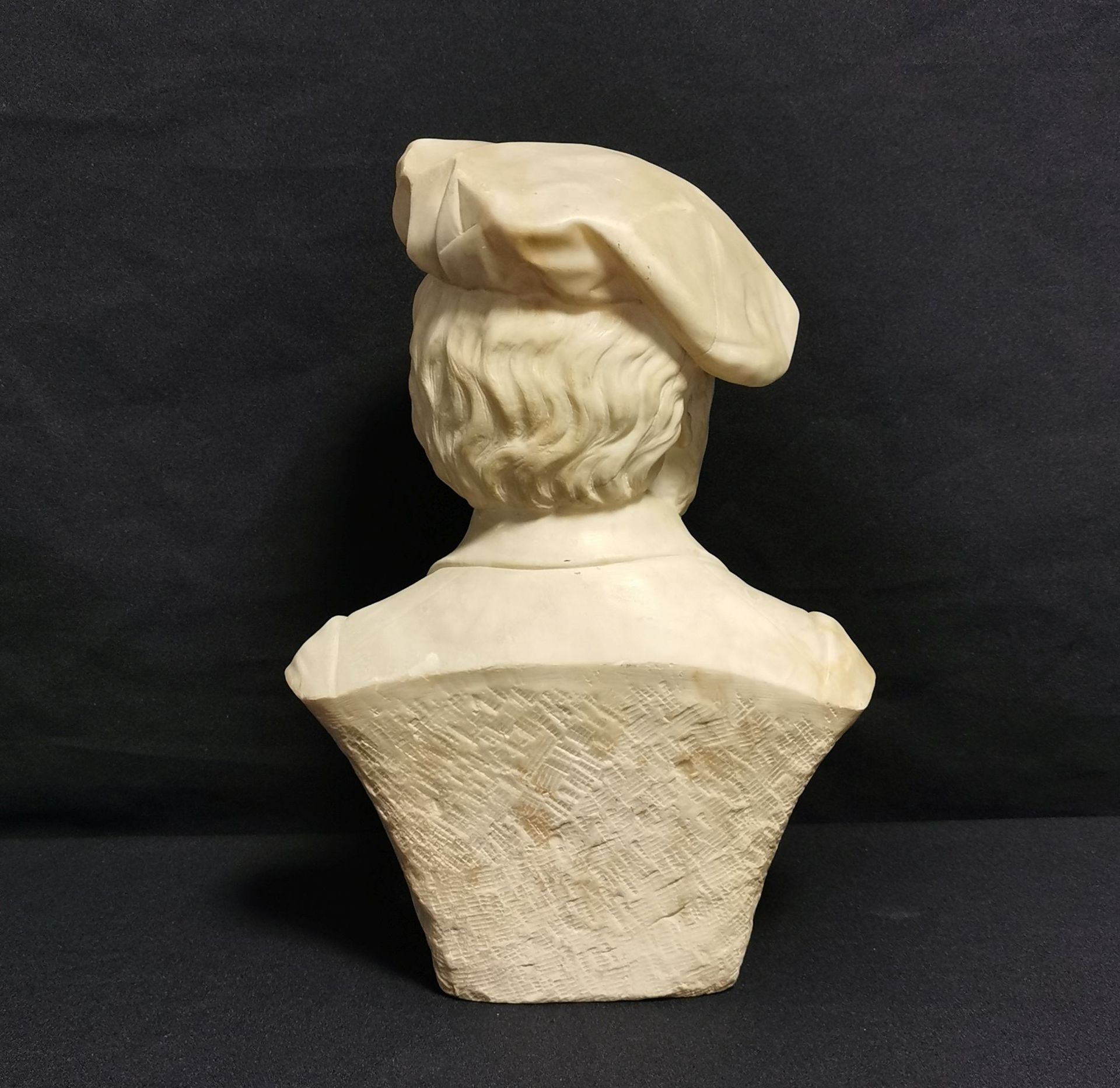 SCULPTURE: BUST OF RICHARD WAGNER - Image 3 of 4