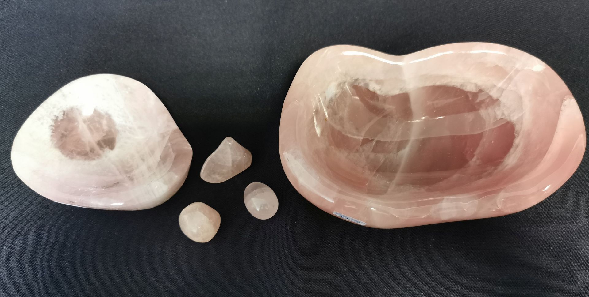 ROSE QUARTZ OBEJCTS - Image 2 of 3