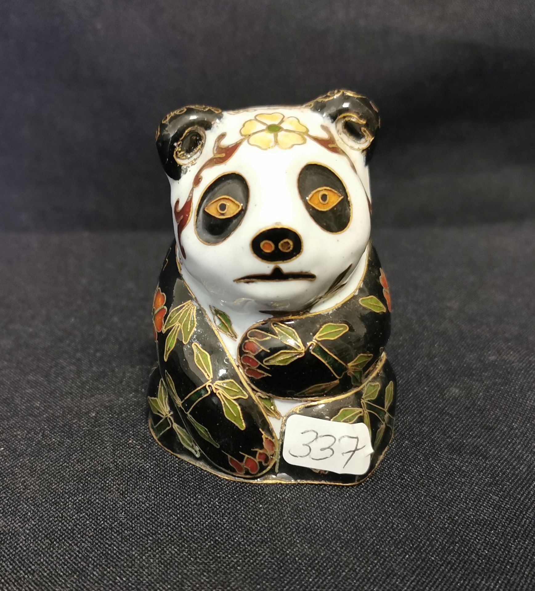 CLOISONNÉ PANDA - Image 3 of 5