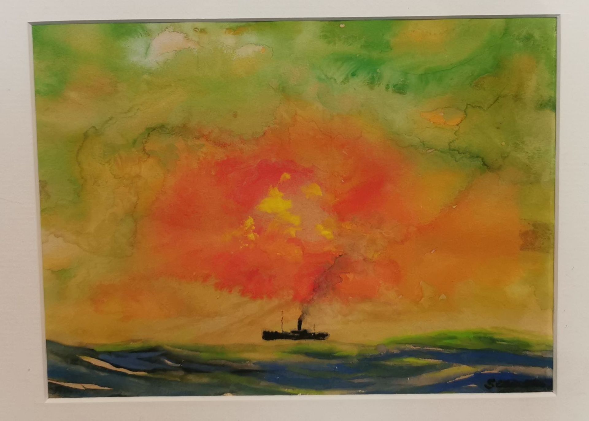 PAAR RUDOLF SEEMANN - AQUARELLE - Bild 2 aus 4