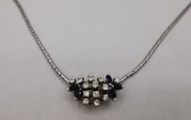 BRILLANT / SAFIR - COLLIER