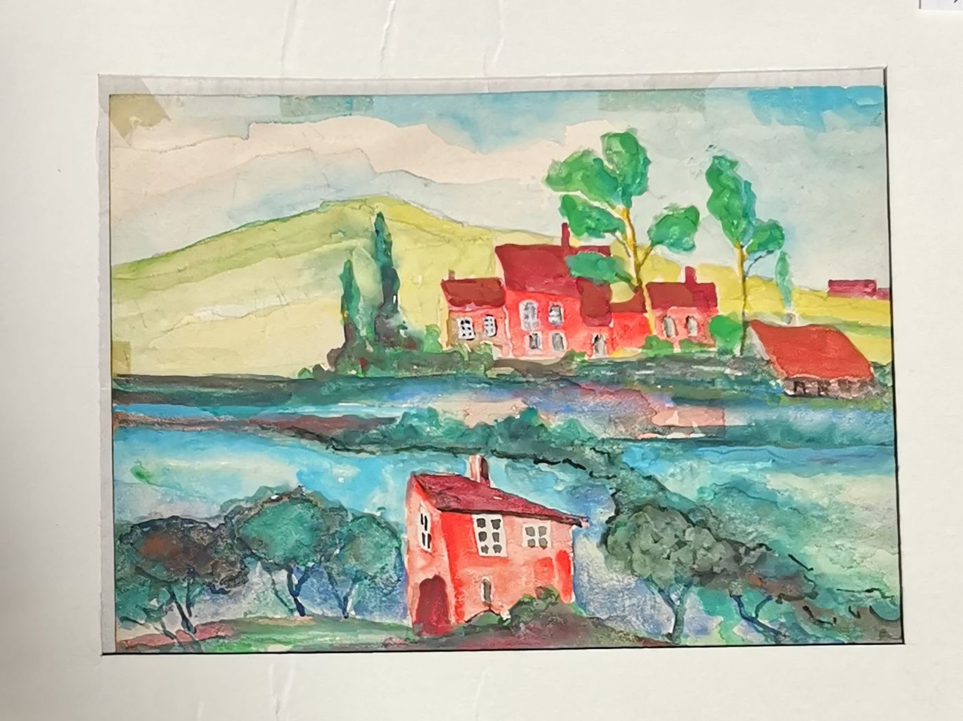 PAAR RUDOLF SEEMANN - AQUARELLE - Bild 3 aus 4