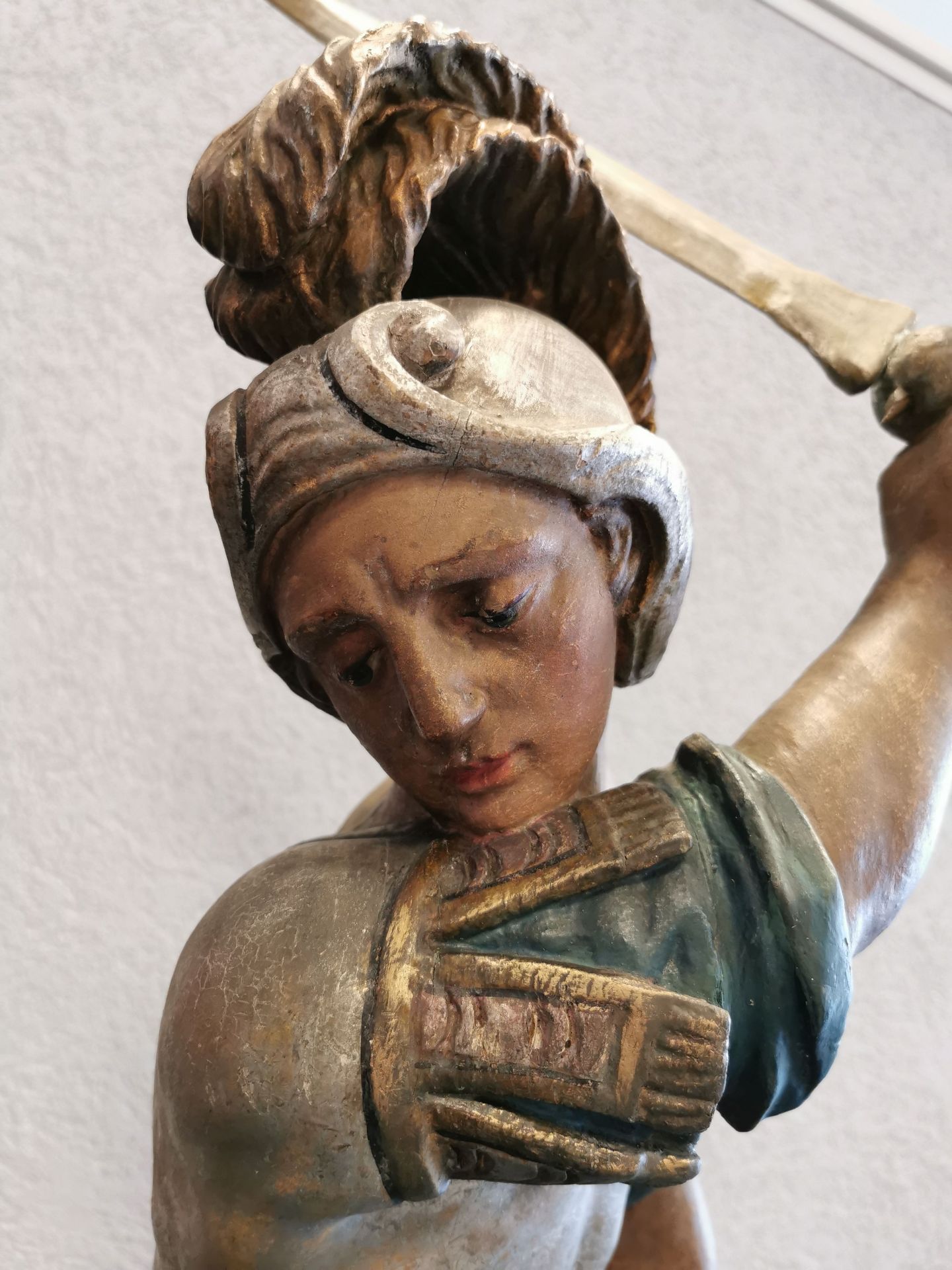 SCULPTURE: "ARCHANGEL MICHAEL" - Image 3 of 6