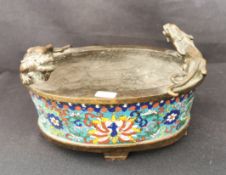 CLOISONNE KORO IN SCHALENFORM