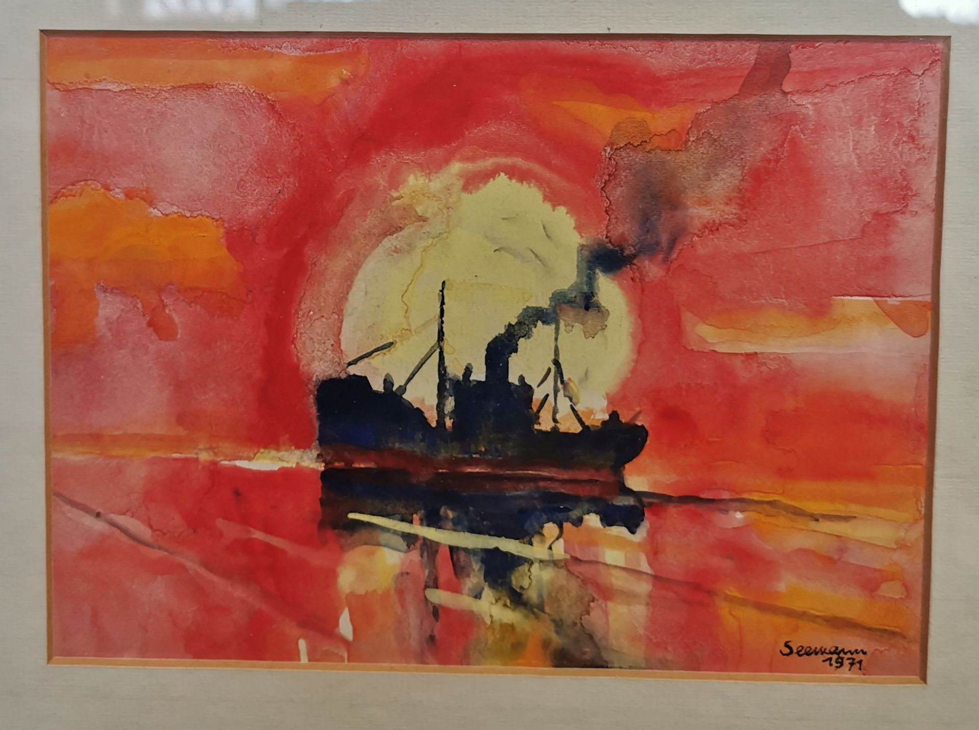 PAAR RUDOLF SEEMANN - AQUARELLE - Bild 3 aus 4