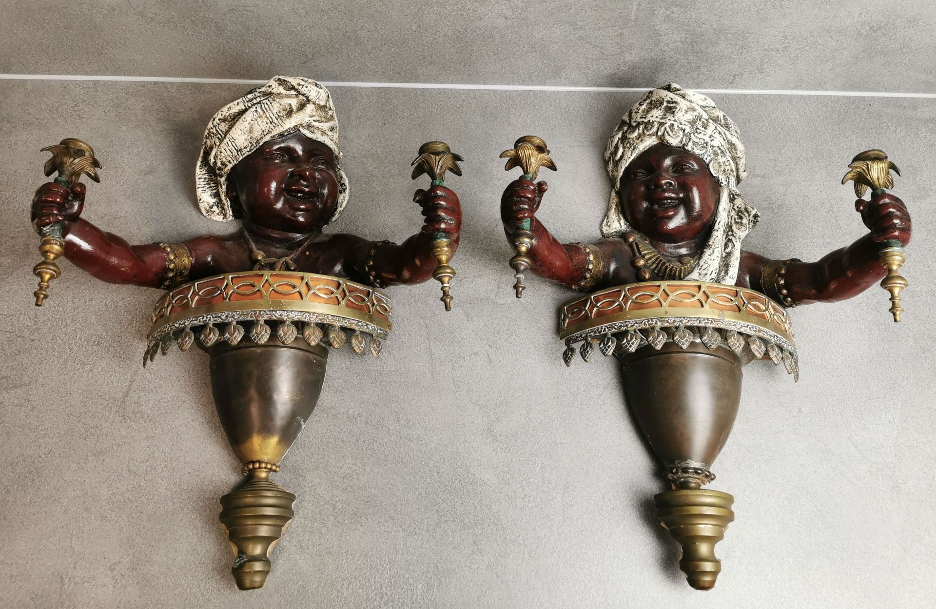 FIGURAL SCONCES