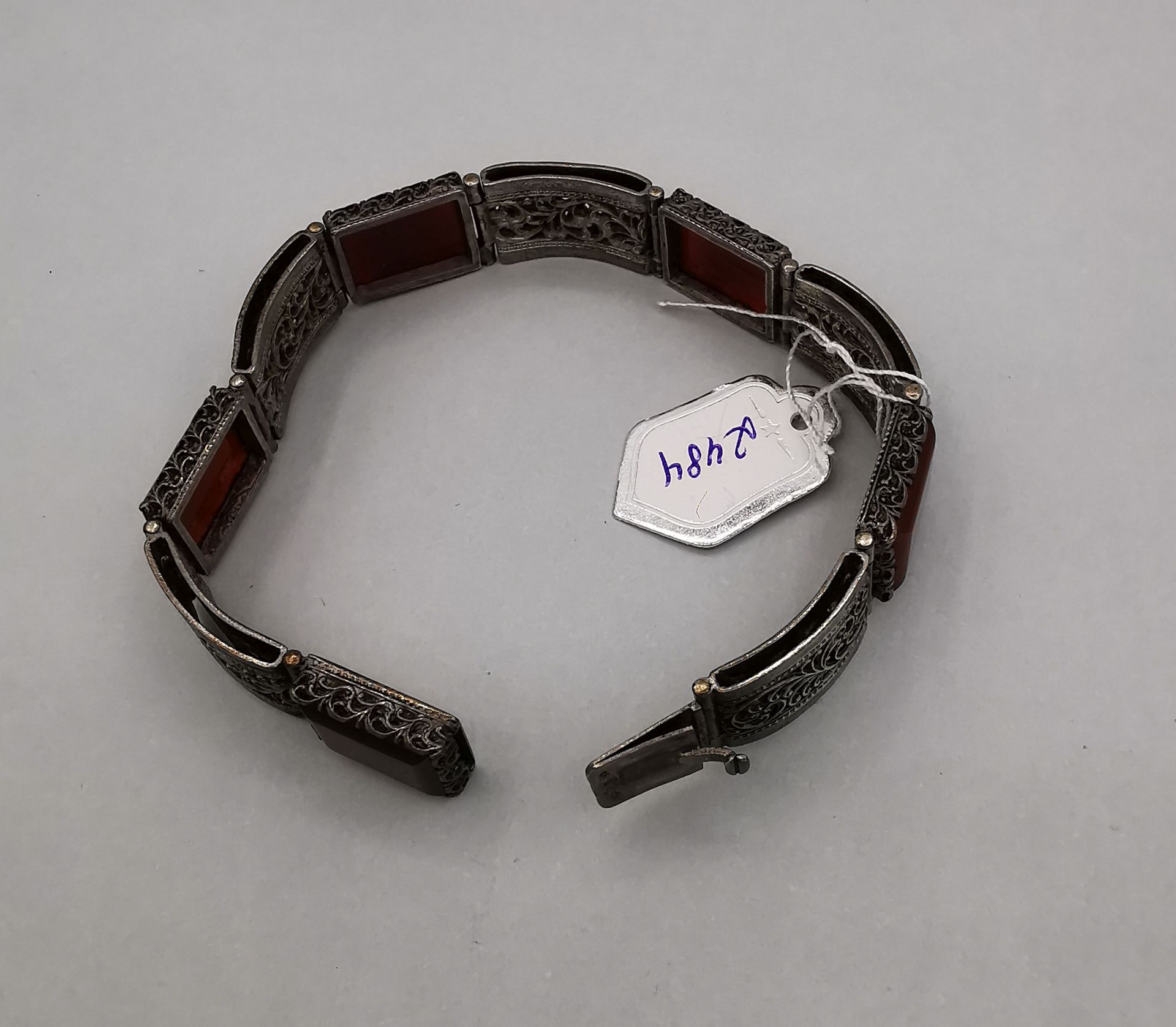 SILVER - BRACELET WITH GEMSTONES - Image 2 of 3