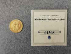 GOLDMÜNZE 10 MARK