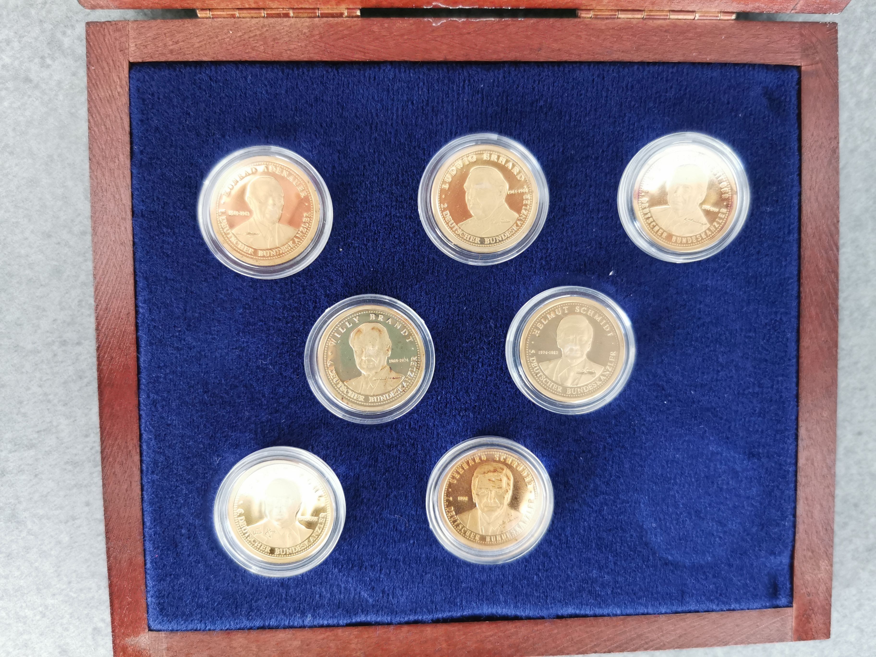 7 GOLD MEDALS OF THE FEDERAL CHANCELLORS - Image 2 of 3