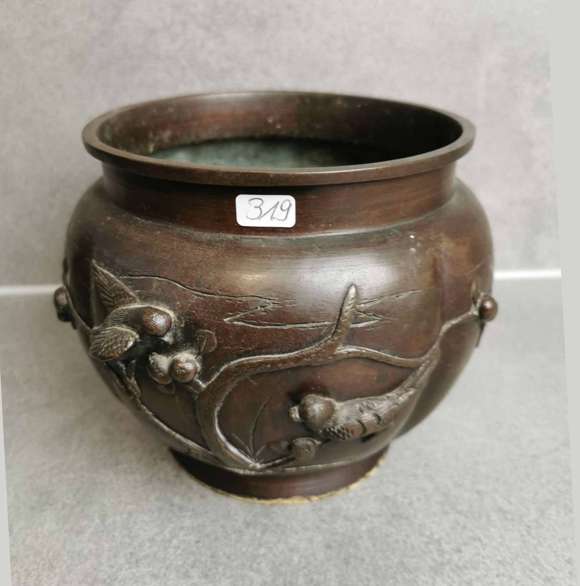 BRONZE CACHEPOT 