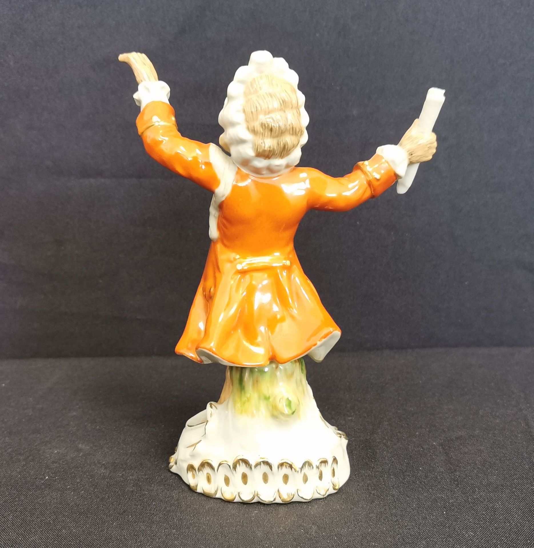 PORCELAIN FIGURINE - CONDUCTOR - Image 3 of 5
