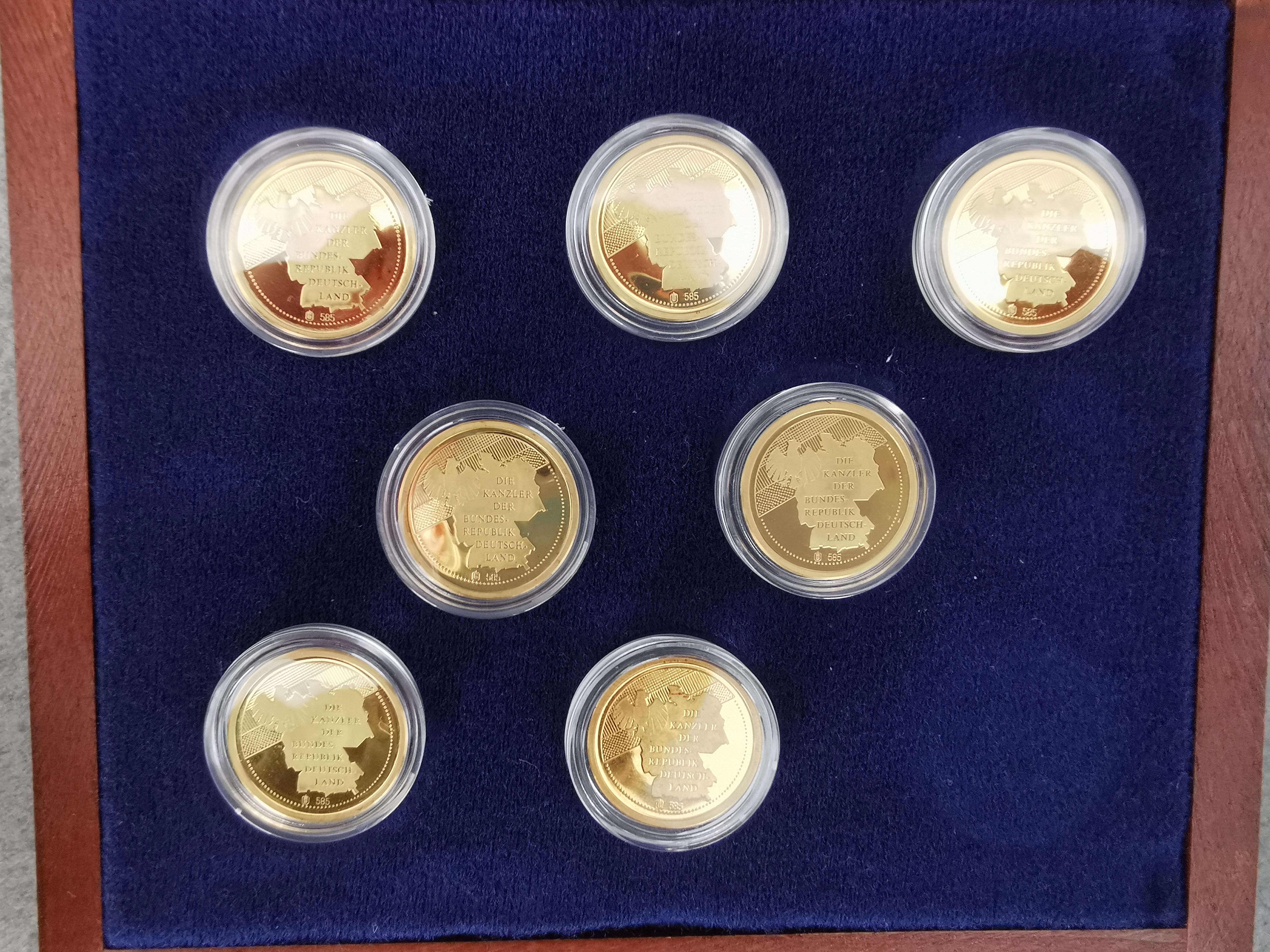 7 GOLD MEDALS OF THE FEDERAL CHANCELLORS - Image 3 of 3