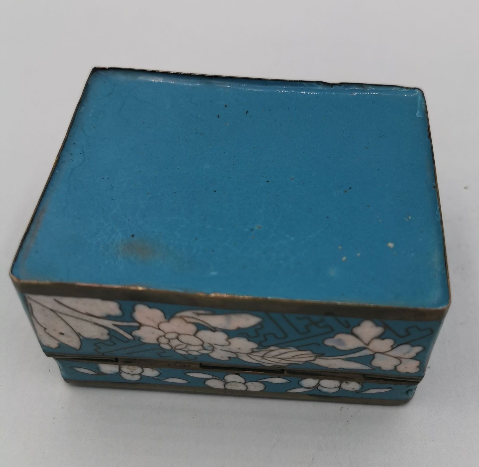 CLOISONNE LID BOX - Image 9 of 9