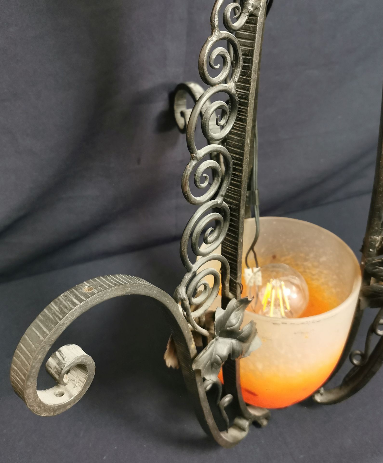 FRANZÖSISCHE JUGENDSTIL - DECKENLAMPE - Bild 4 aus 4