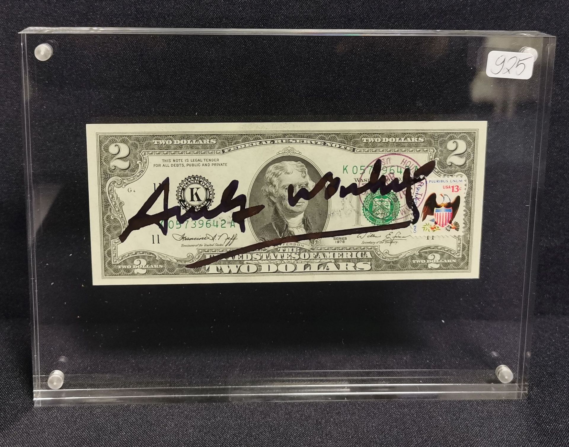 ANDY WARHOL - TWO DOLLAR - Image 3 of 3