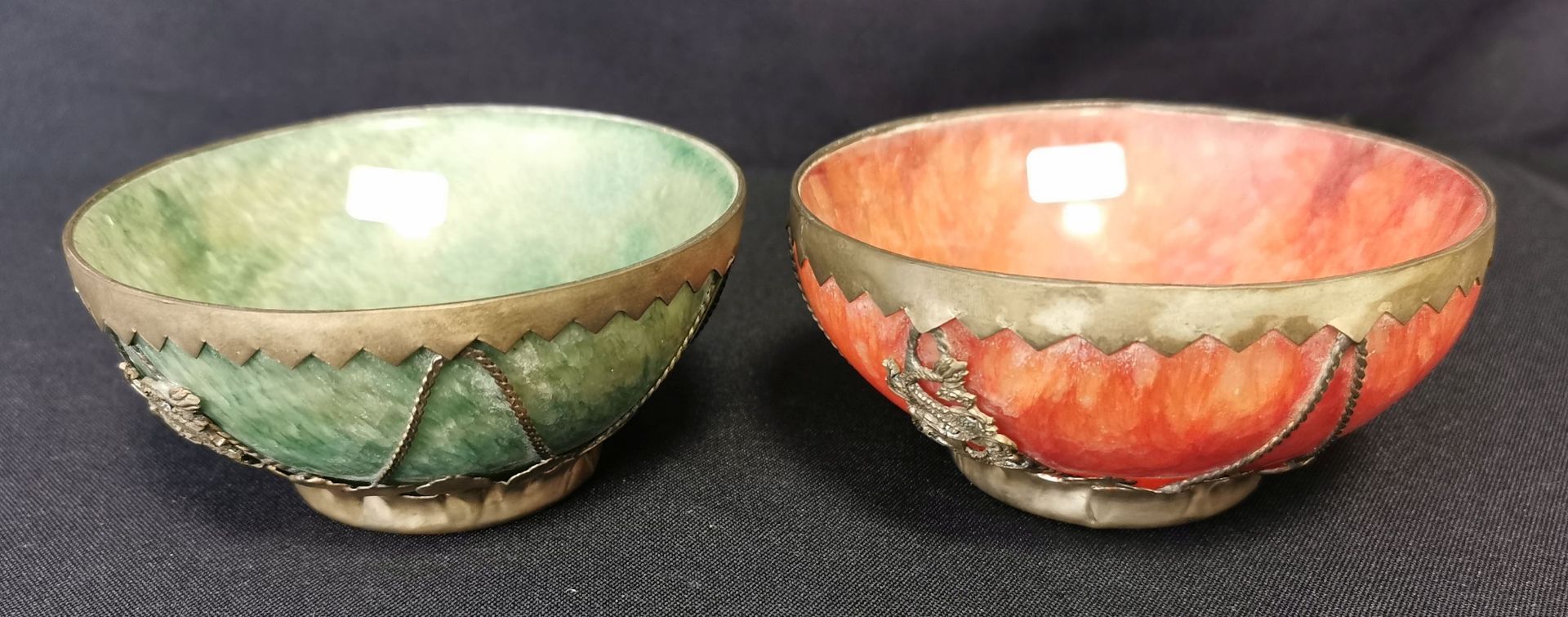 CHINESE STONE BOWLS 