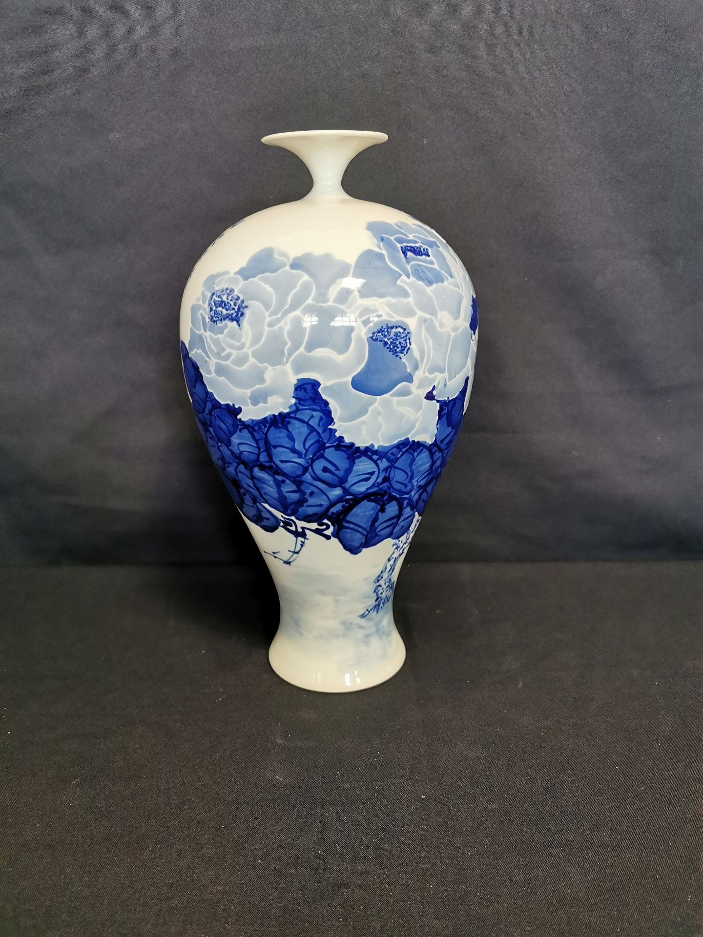 VASE MIT BLAUMALEREI - Bild 4 aus 6