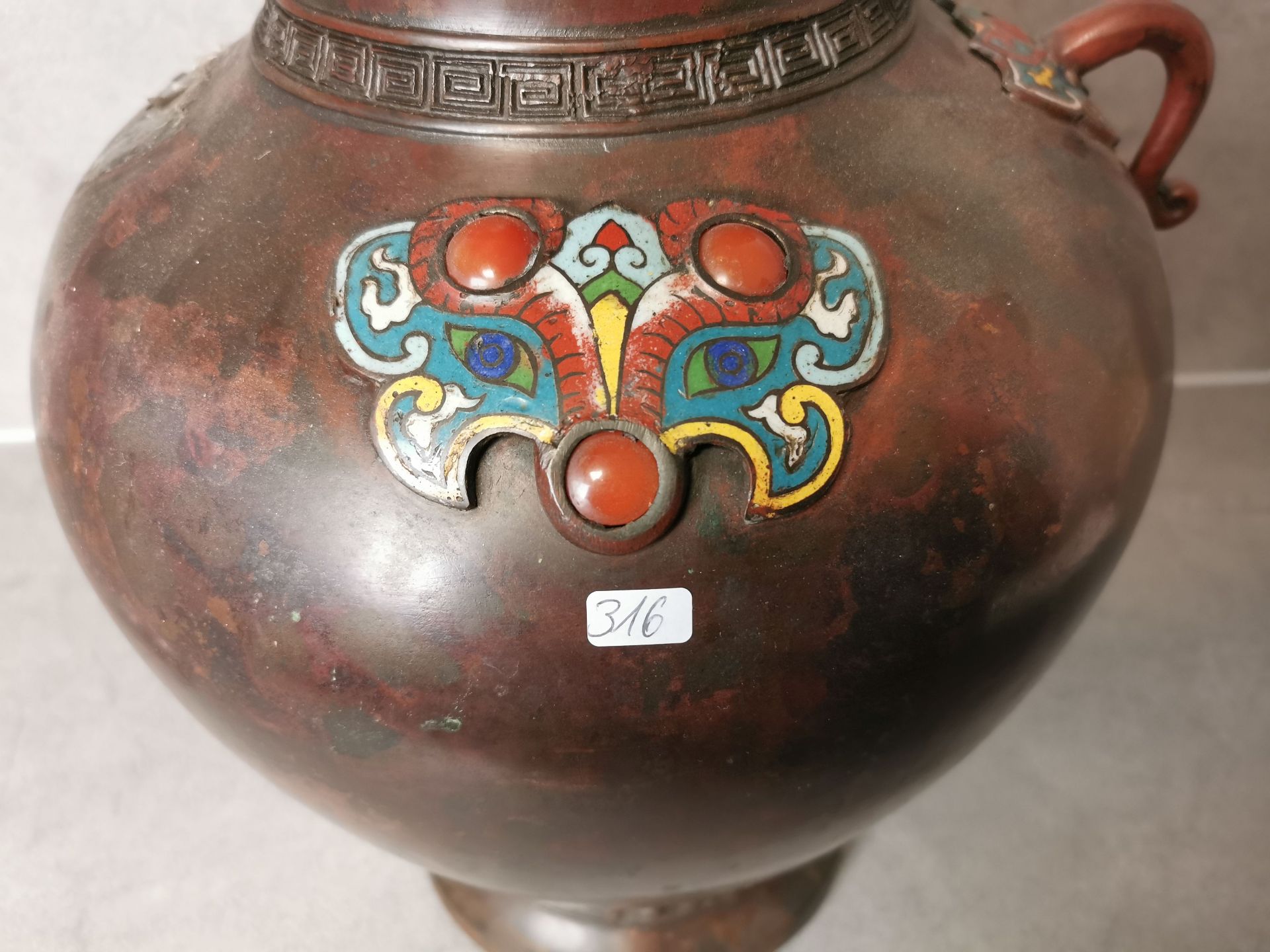 BRONZE VASE - Image 5 of 6