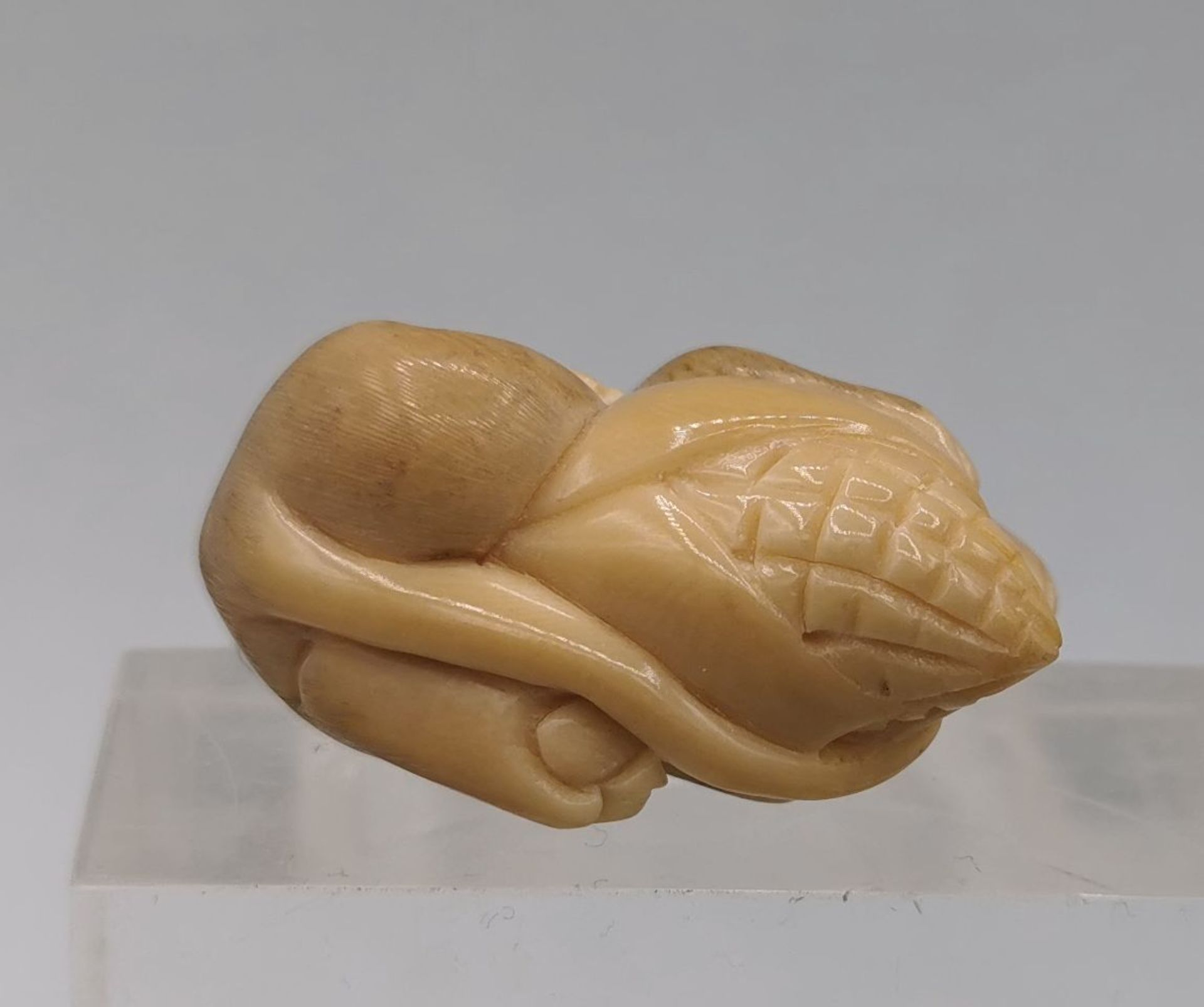 NETSUKE: MOUSE WITH CORNCOB - Image 5 of 5