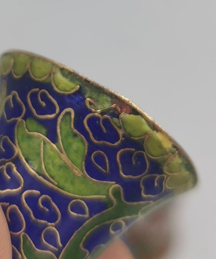 10 MINIATURE CLOISONNE OBJECTS - Image 11 of 15