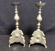 PAIR OF CANDLE STANDS