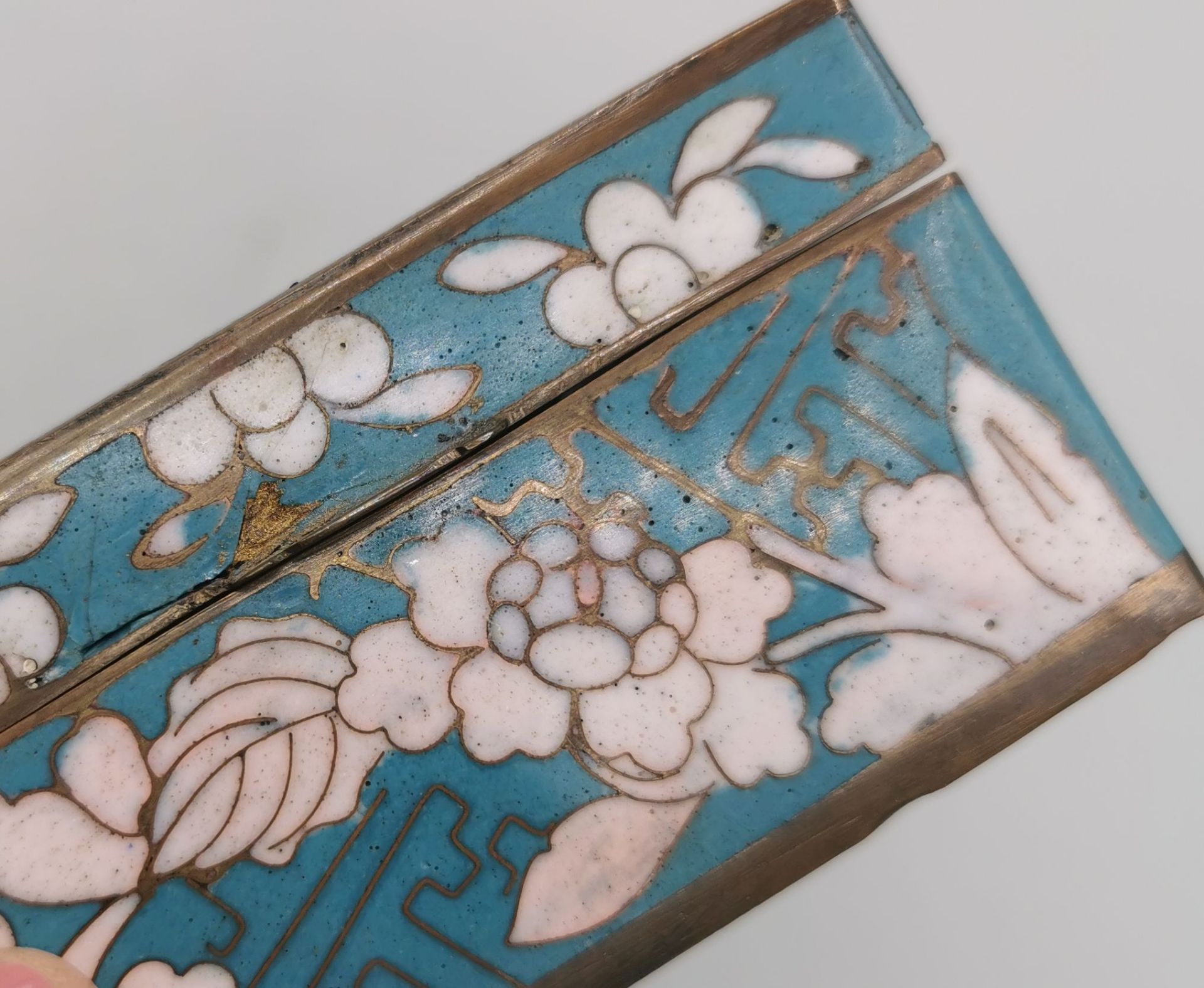 CLOISONNE LID BOX - Image 7 of 9