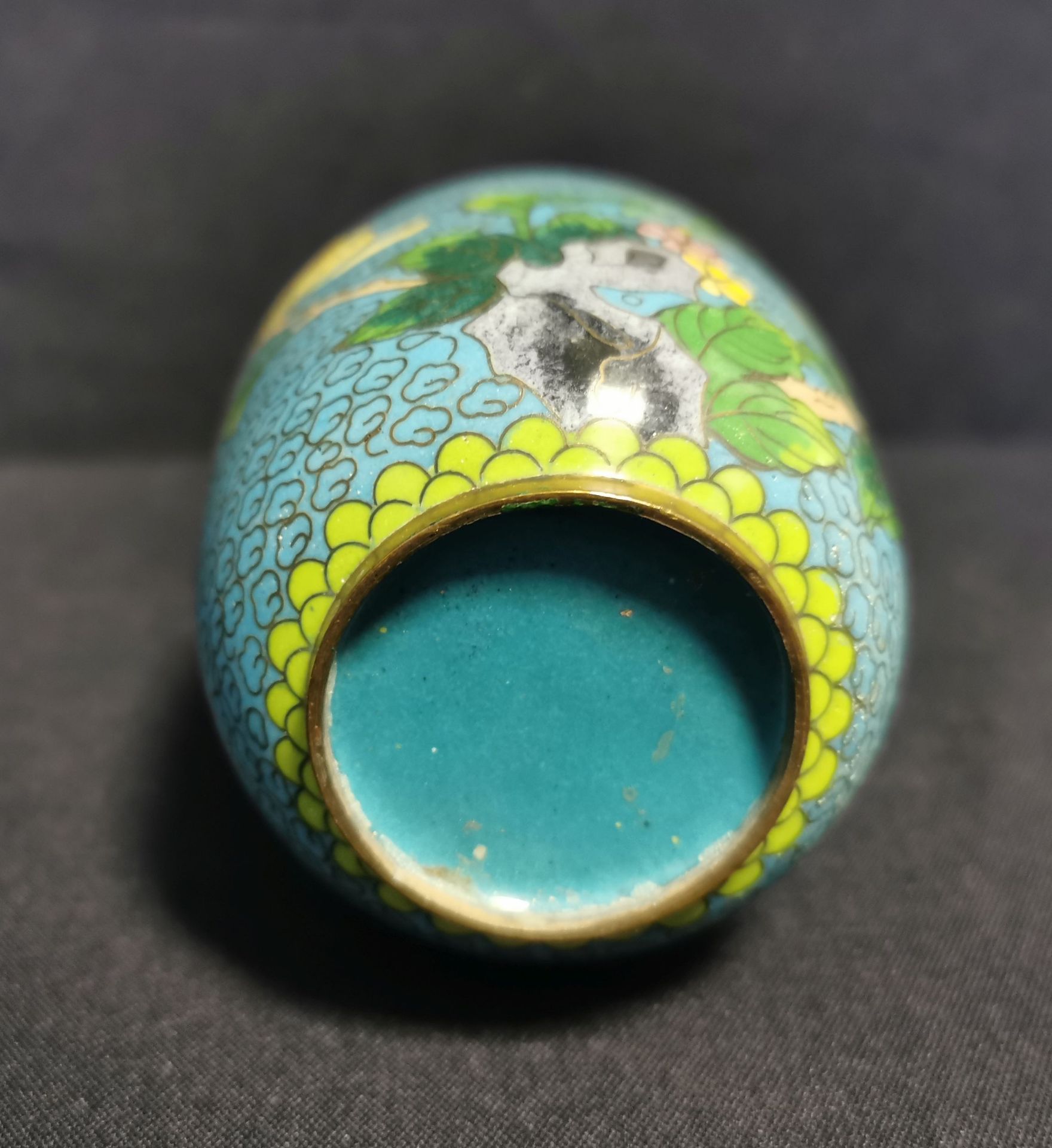 CLOISONNÉ - VASE - Bild 4 aus 4