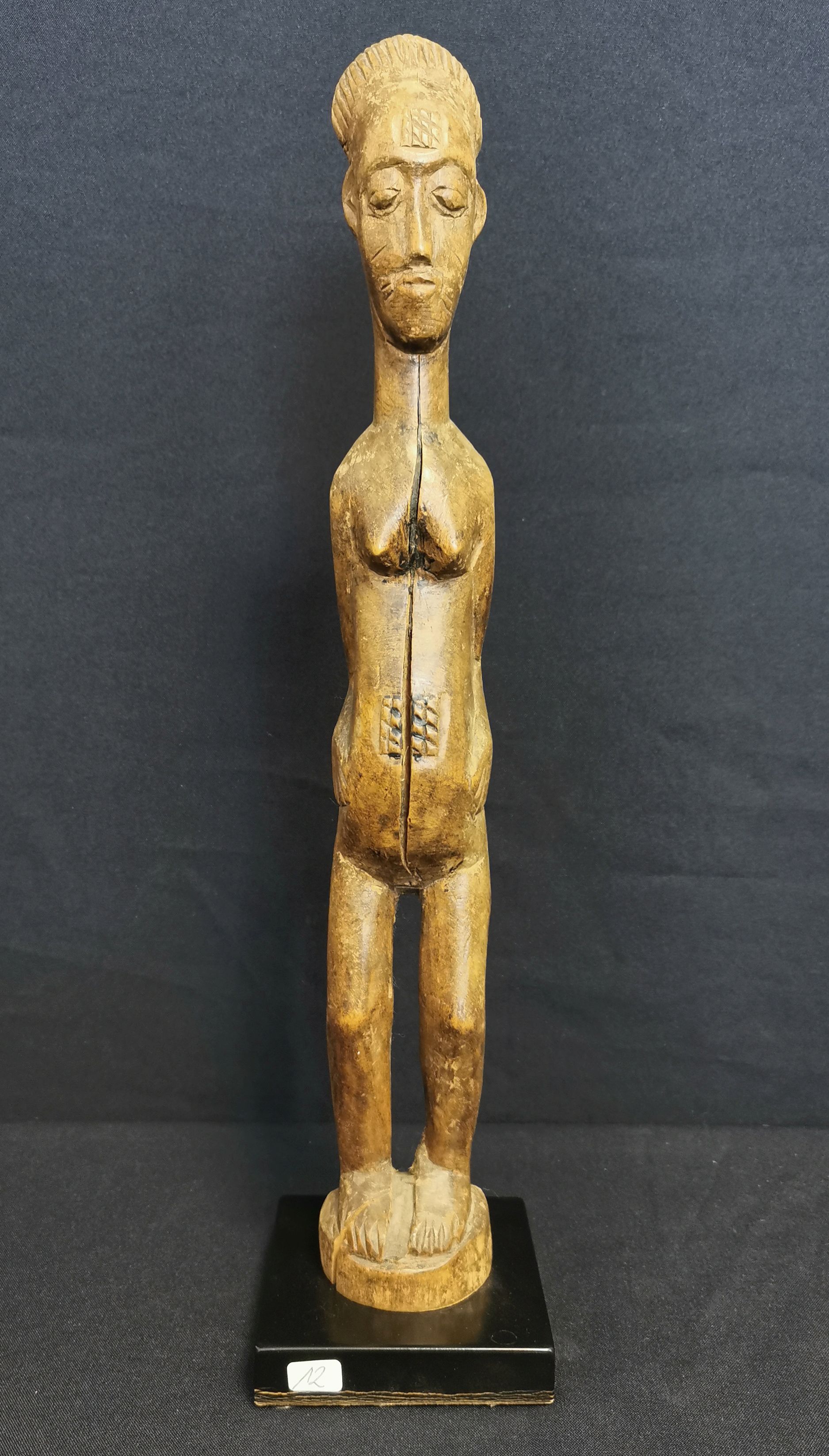 FEMALE ANCESTOR FIGURE OF THE BAULE