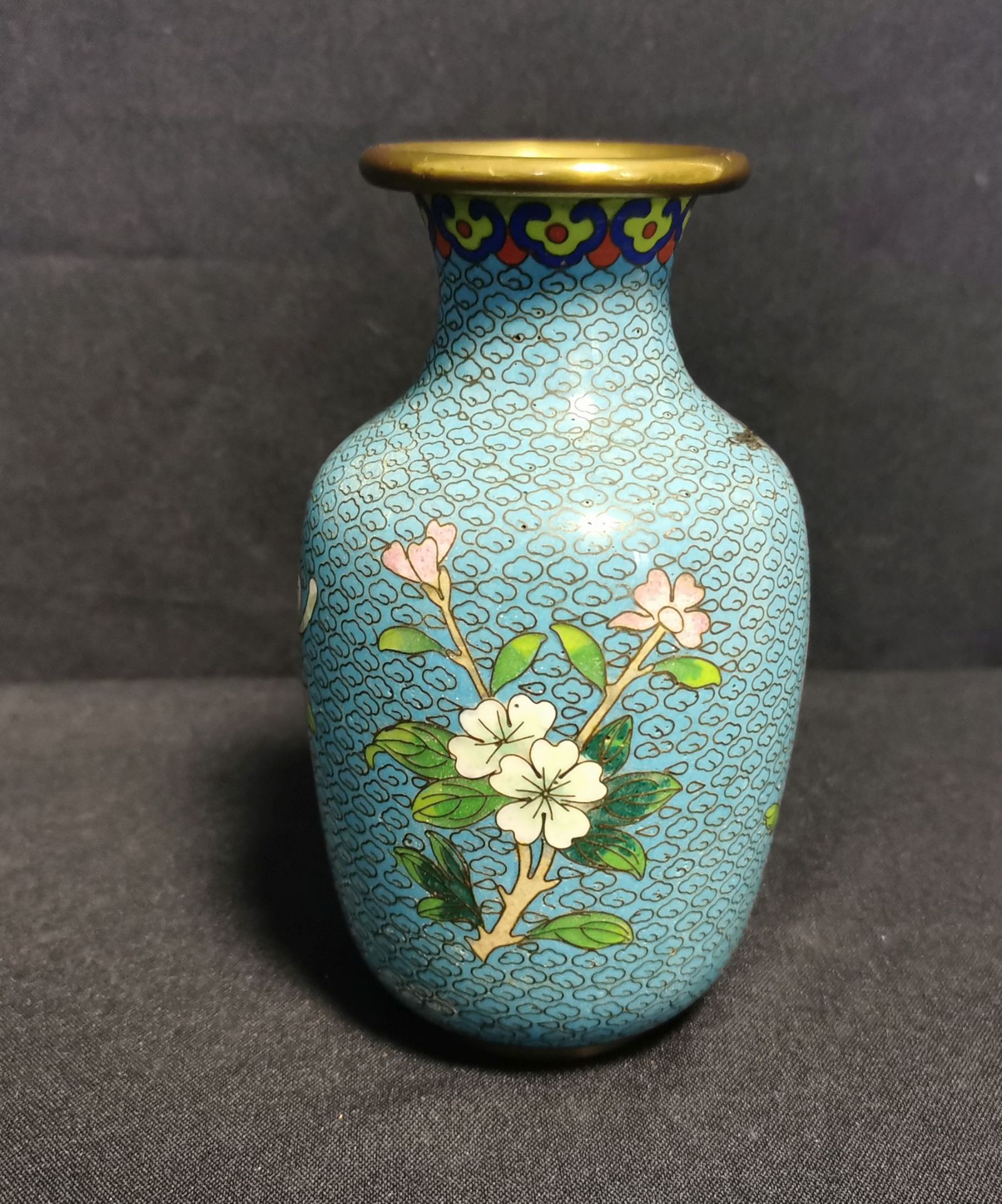 CLOISONNÉ - VASE - Bild 2 aus 4